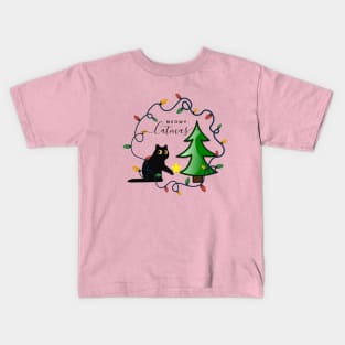 Meowy Catmas Kids T-Shirt